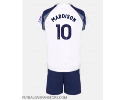 Tottenham Hotspur James Maddison #10 Domáci Detský futbalový dres 2025-26 Krátky Rukáv (+ trenírky)